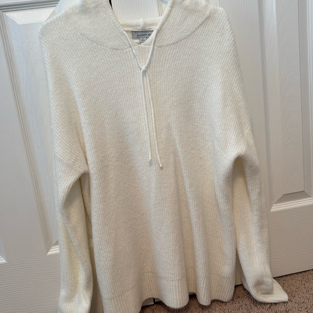 Cozy sweater with hood
